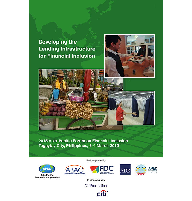 Developing The Lending Infrastructure For Financial Inclusion, 2015 ...