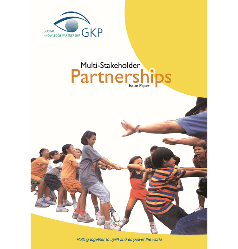 Multi-Stakeholder Partnerships, 2003 - Foundation For Development ...